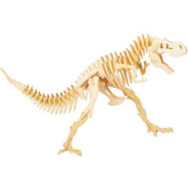 Puzzle schelet dinozaur din lemn