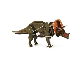 Puzzle cu Mecanism de Ceasornic Dinozauri 3D